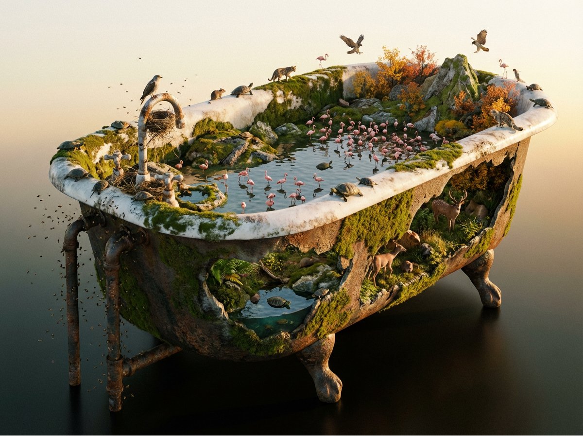 Object as Ecosystem / Manufactured as Wilderness Prompt — example 3