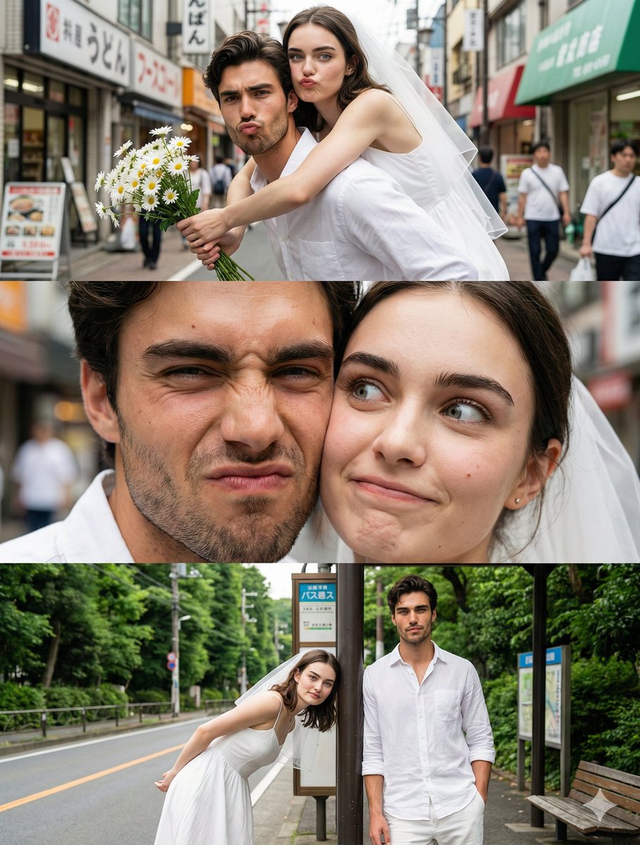 Couple Photo Transformation Prompts (Wedding/Pre-Wedding) — example 2