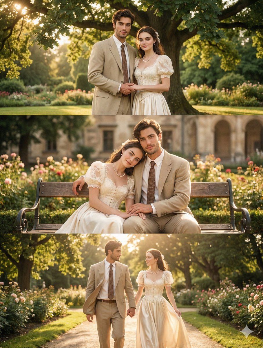 Couple Photo Transformation Prompts (Wedding/Pre-Wedding) — example 3