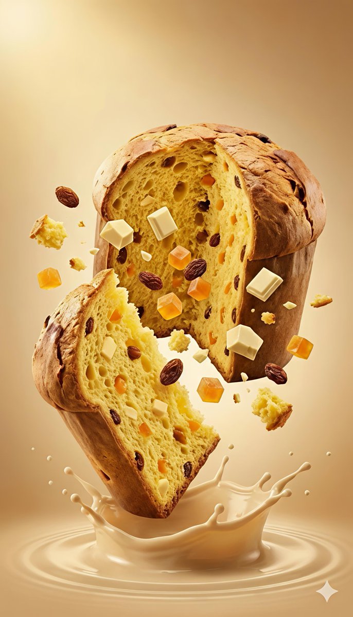 Dynamic Panettone Food Photography Prompt — example 1