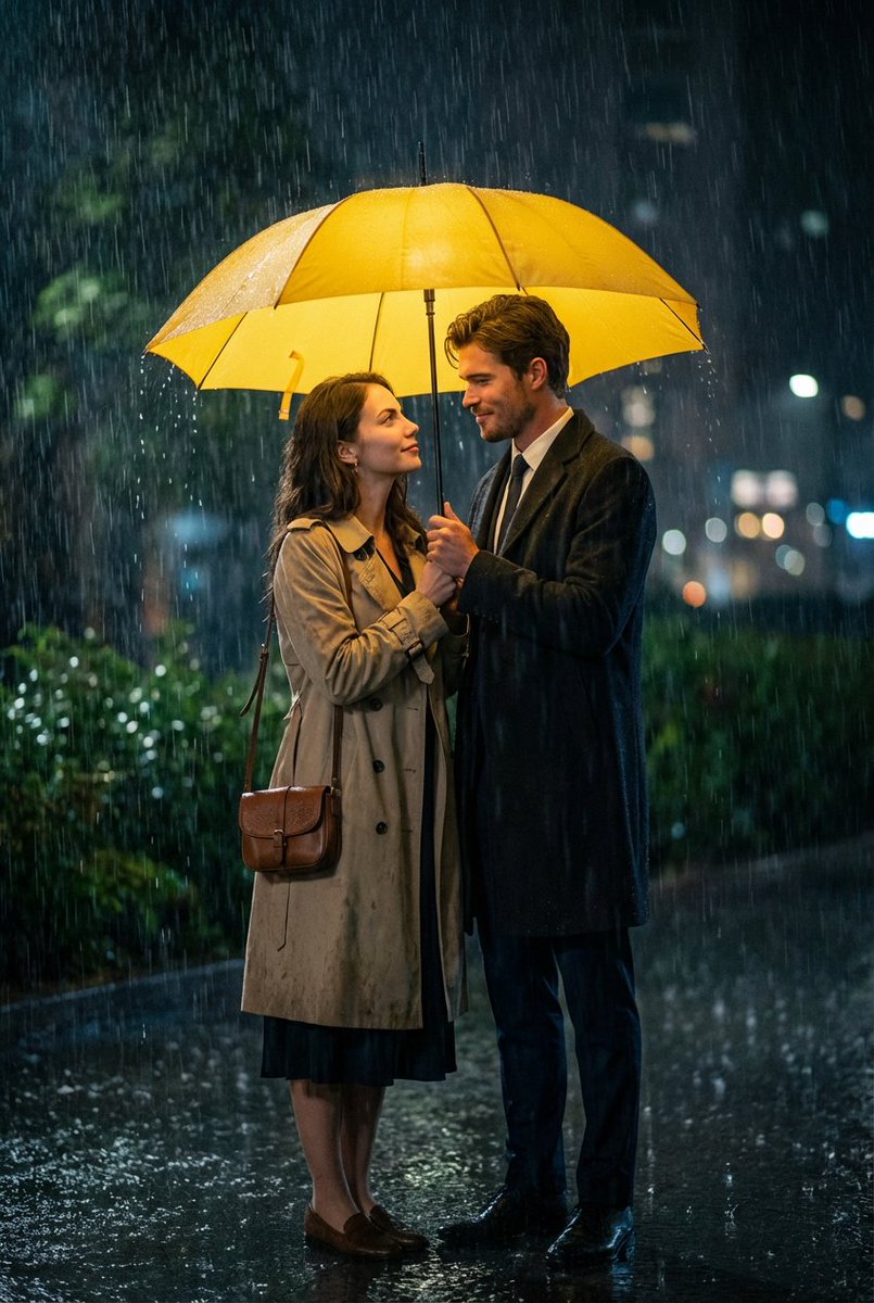 Cinematic HIMYM Yellow Umbrella Matchshot Prompt — example 1
