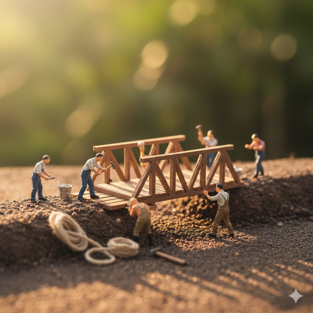 Macro Photography of Tiny Restoration Workers — example 2