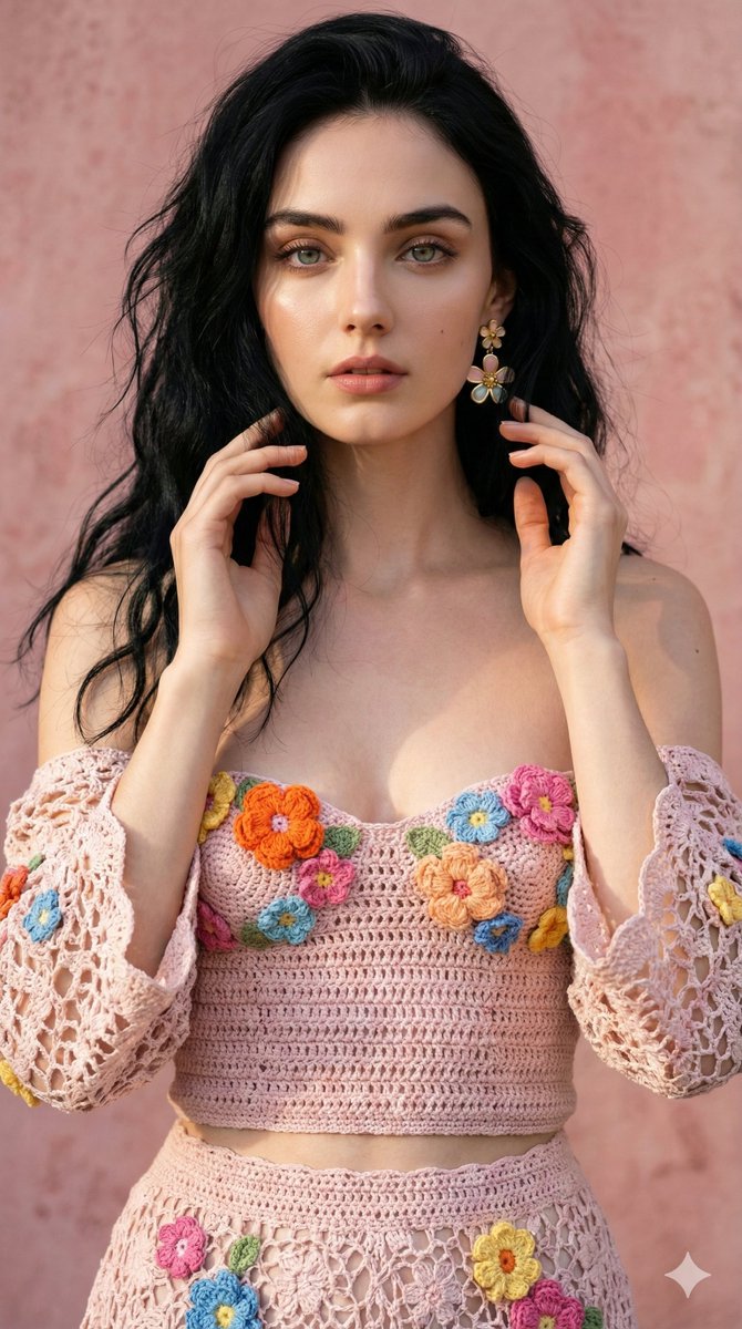 Three Photorealistic Portrait Prompts (Boho, Street, Soft) — example 1