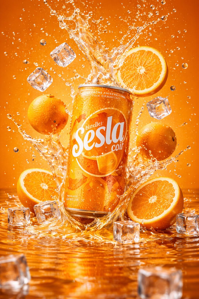 Hyper-Realistic Commercial Product Photography (Splash Effect) — example 3