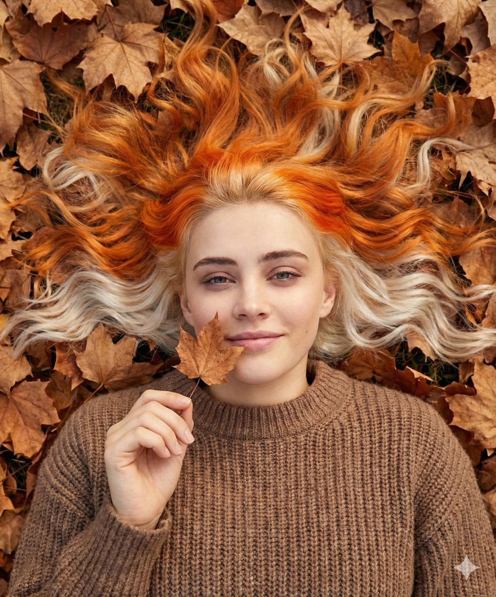 Dreamy Autumnal Portrait of a Young Woman — example 2