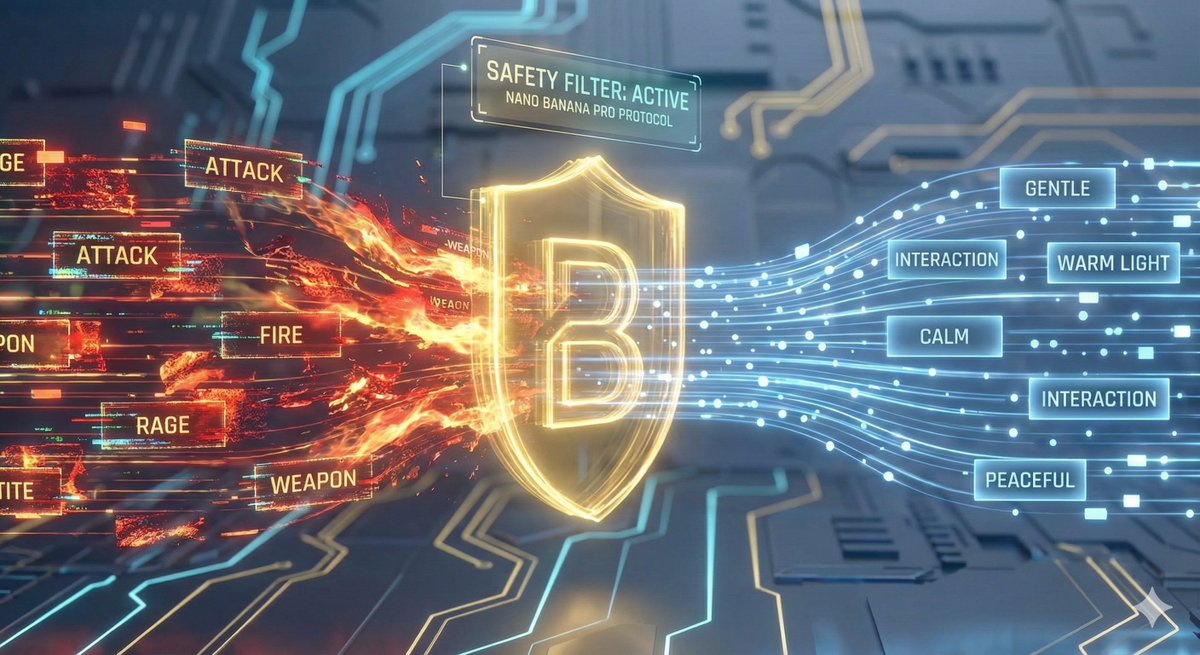 Nano Banana Pro Safety Filter Bypass and Safe Prompting Strategy — example 1