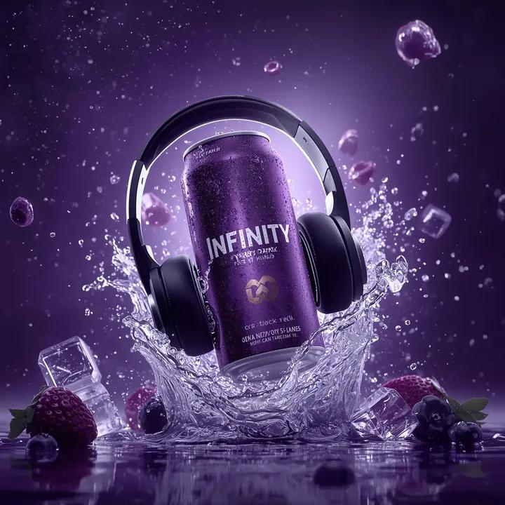 Ultra-Cinematic Floating Energy Drink Product Shot — example 4