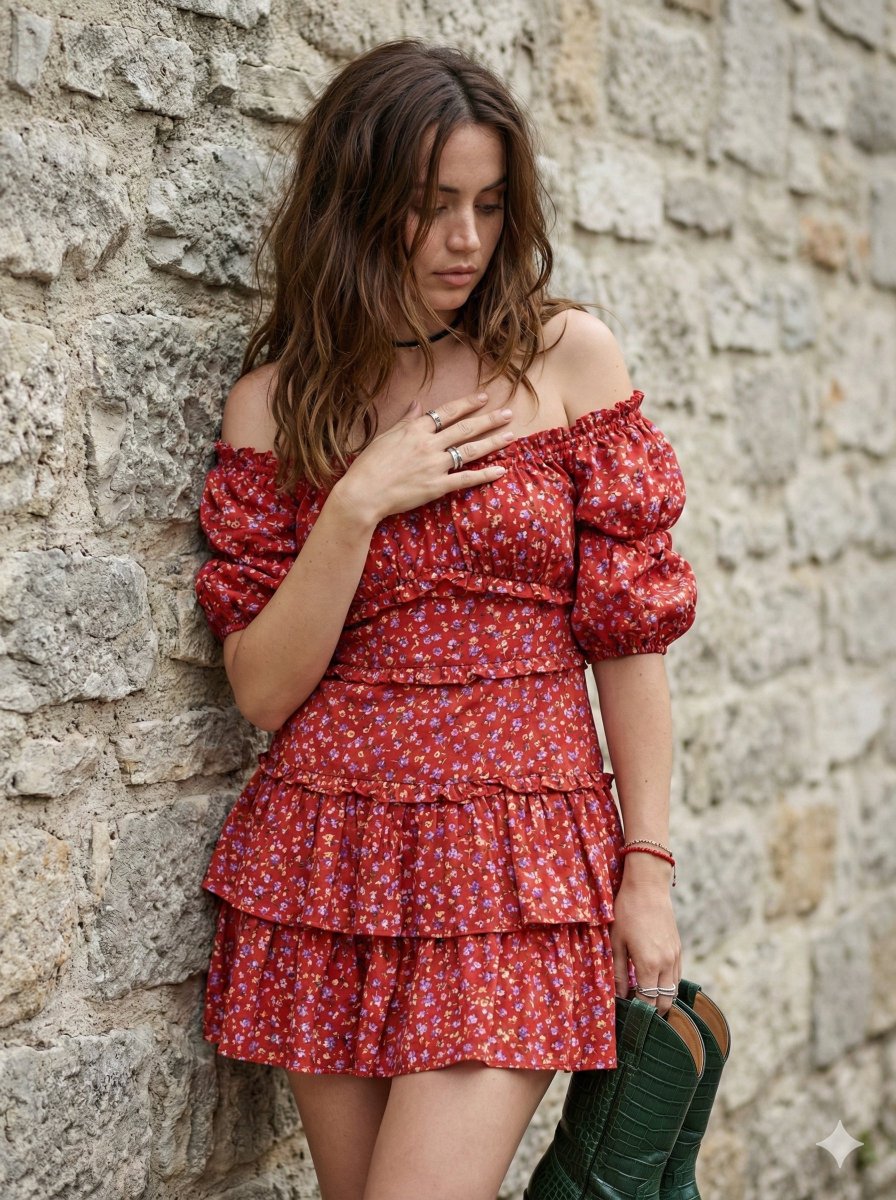 Bohemian Ana de Armas with Cowboy Boot — example 3
