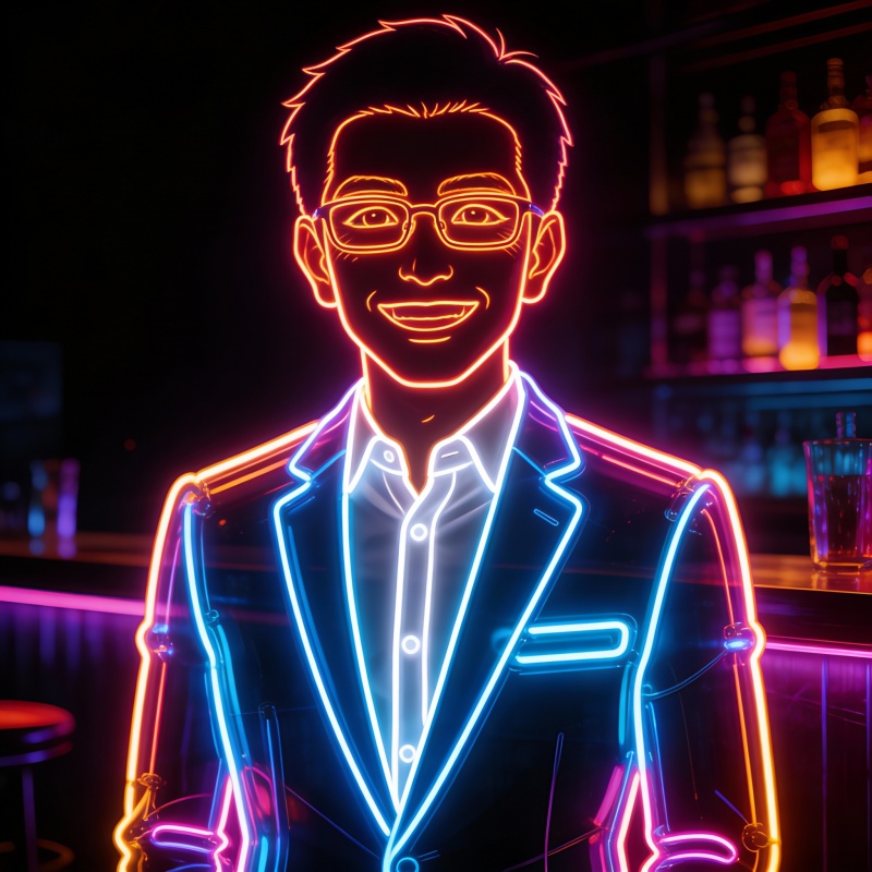 Nano Banana Pro: Artist and Neon Styles — example 4