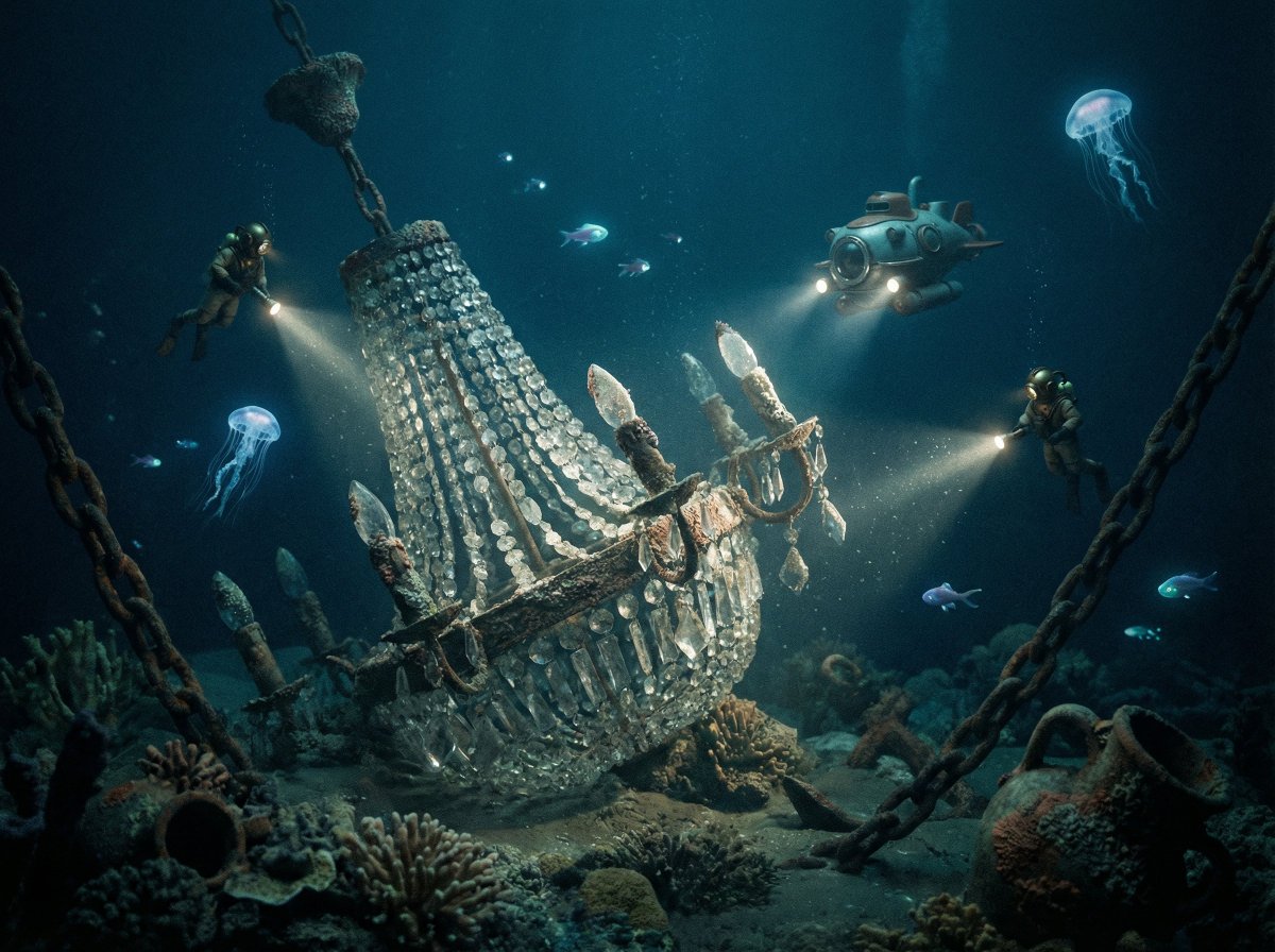 Ocean Artifact Discovery Scene — example 2