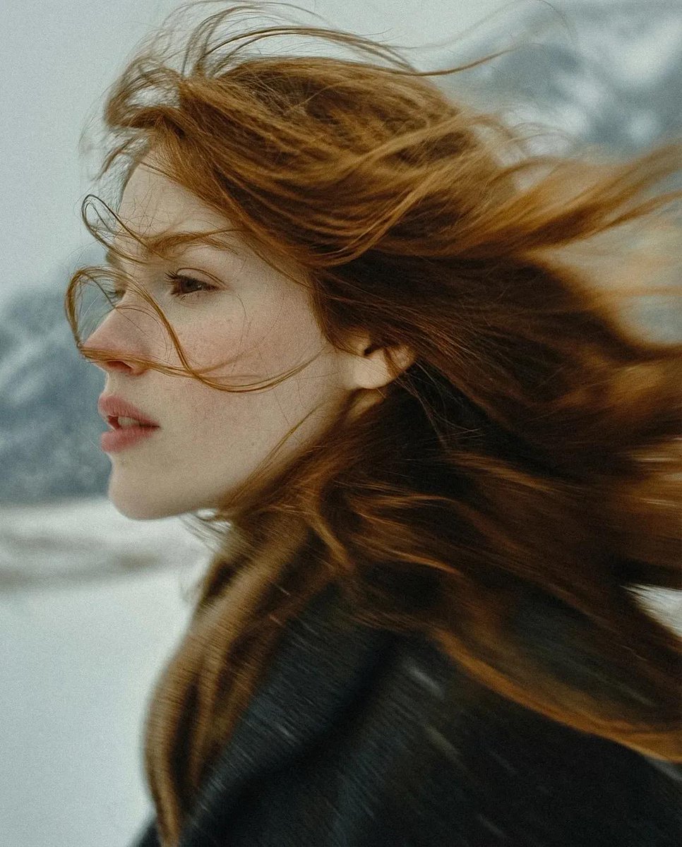 Poetic Cinematic Winter Portrait — example 3