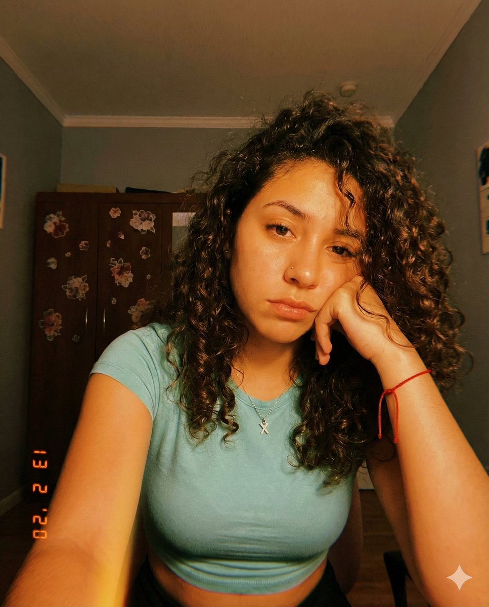 Nostalgic Low-Light Selfie Portrait Prompt — example 1
