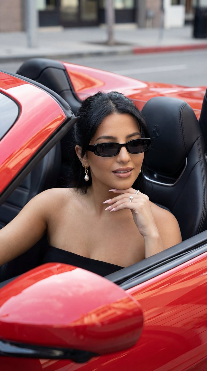 Luxury Car Editorial Portrait (Identity Lock) — example 1