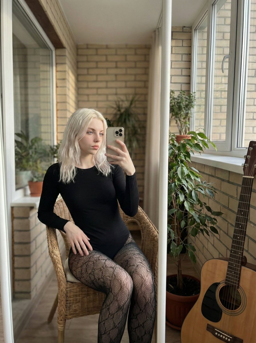 Hyper-Realistic Mirror Selfie Prompt — example 1