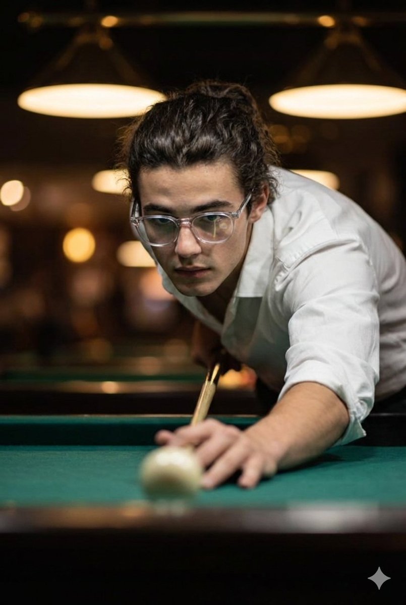 Cinematic Ultra-Realistic Billiards Shot — example 1