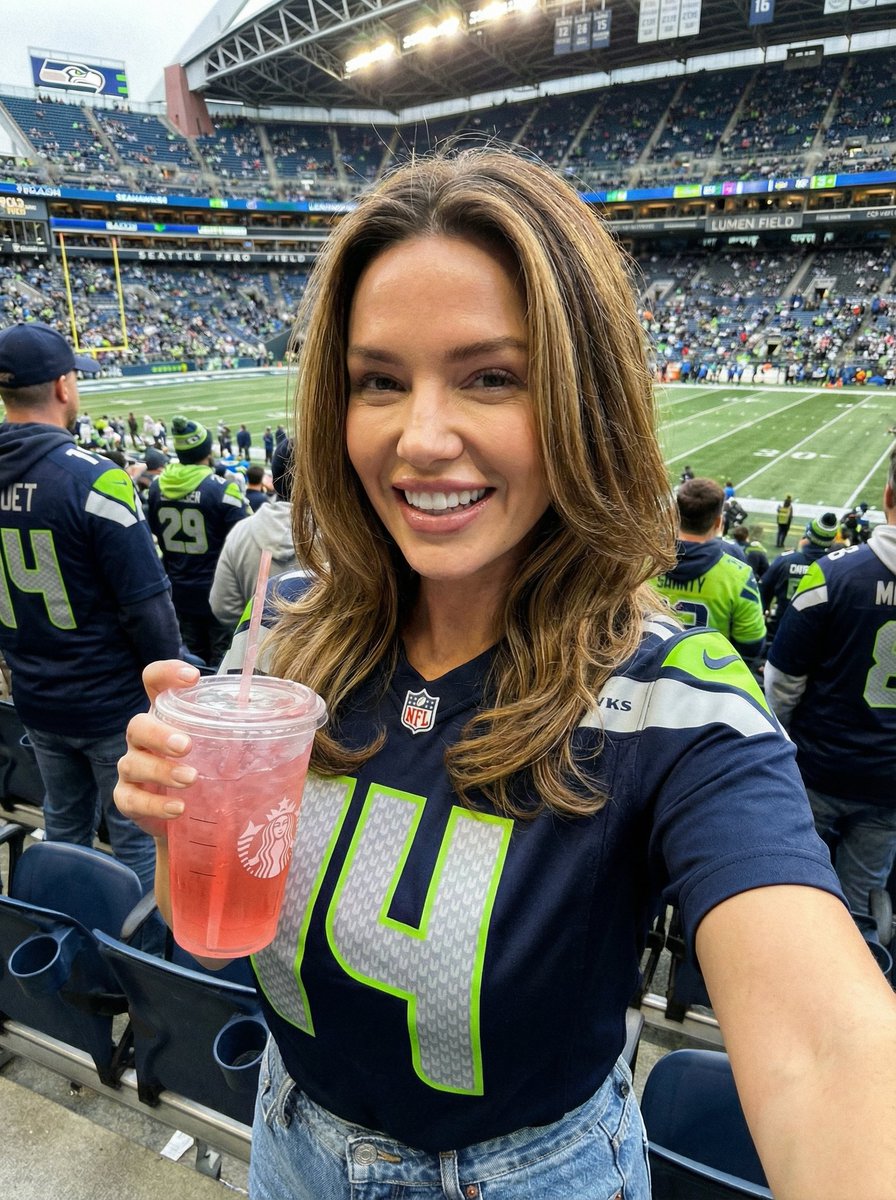 Seahawks Football Game Day Scene Prompt — example 1
