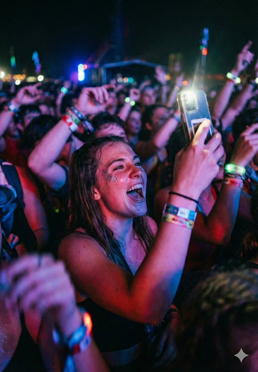 Cinematic Concert Crowd Photo Prompt — example 1