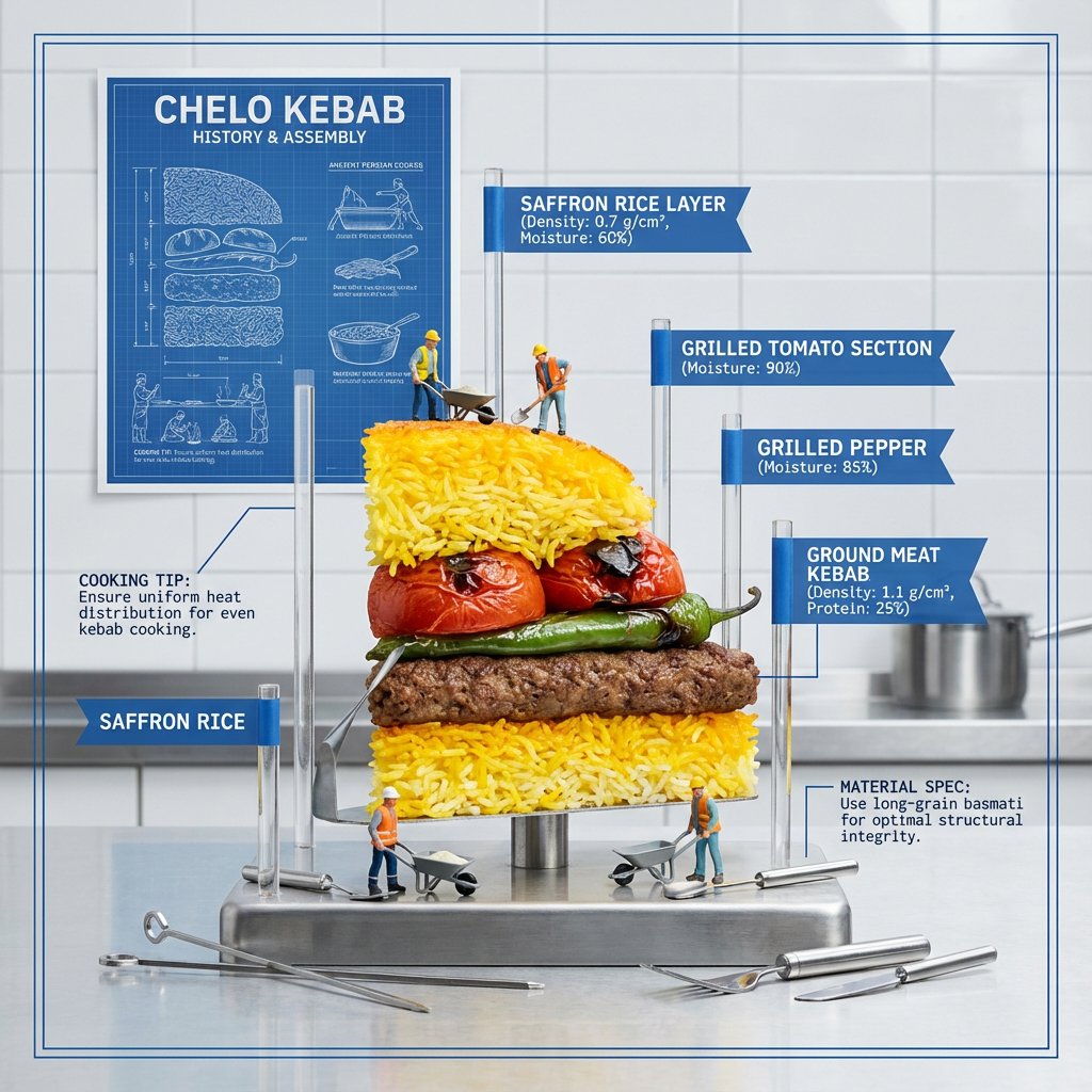 Exploded Food Diagram Technical Photography Prompt — example 1