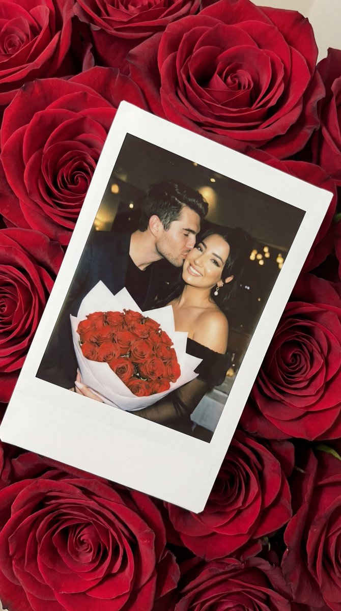 Photorealistic Polaroid Still Life on Red Roses Prompt — example 1
