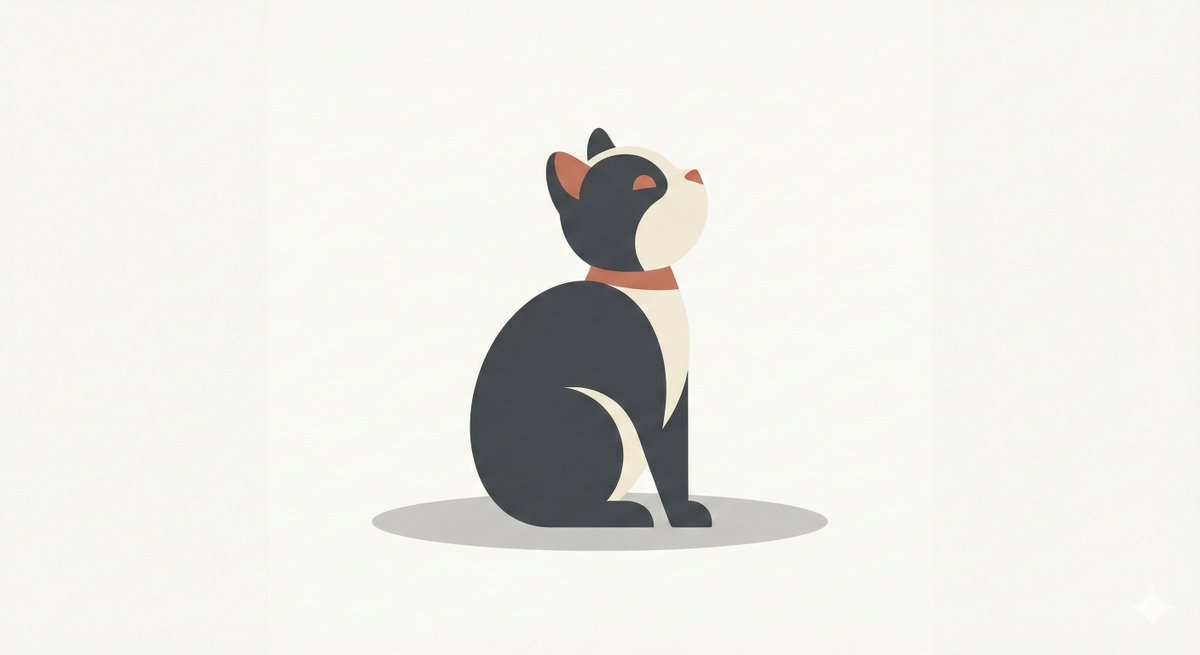 Minimal Flat Geometry Illustration Prompt — example 2