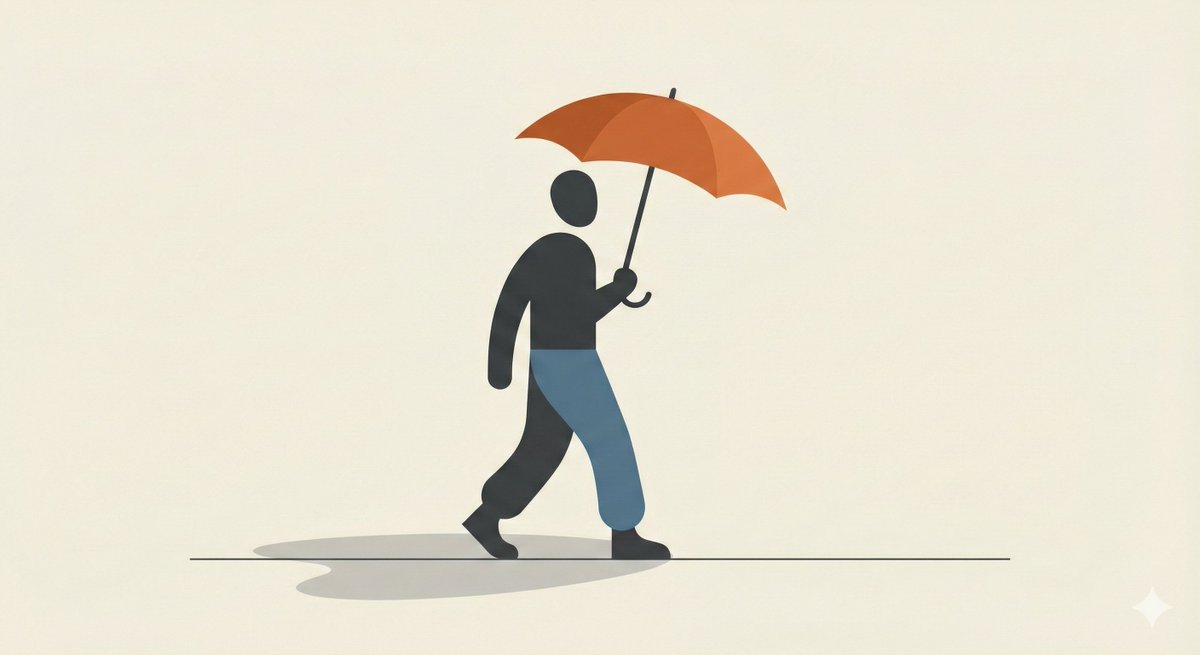 Minimal Flat Geometry Illustration Prompt — example 3