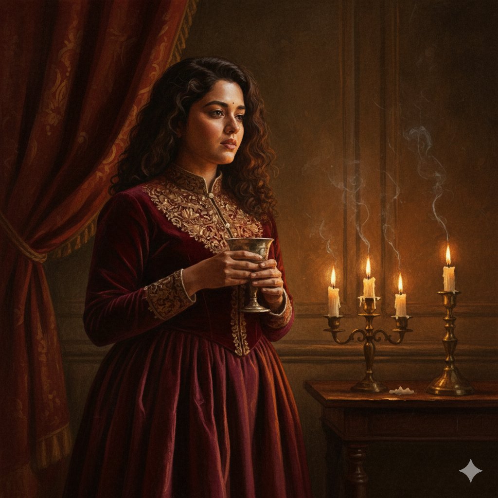 Baroque Candlelight Oil Painting Fusion (Image-to-Image) — example 3
