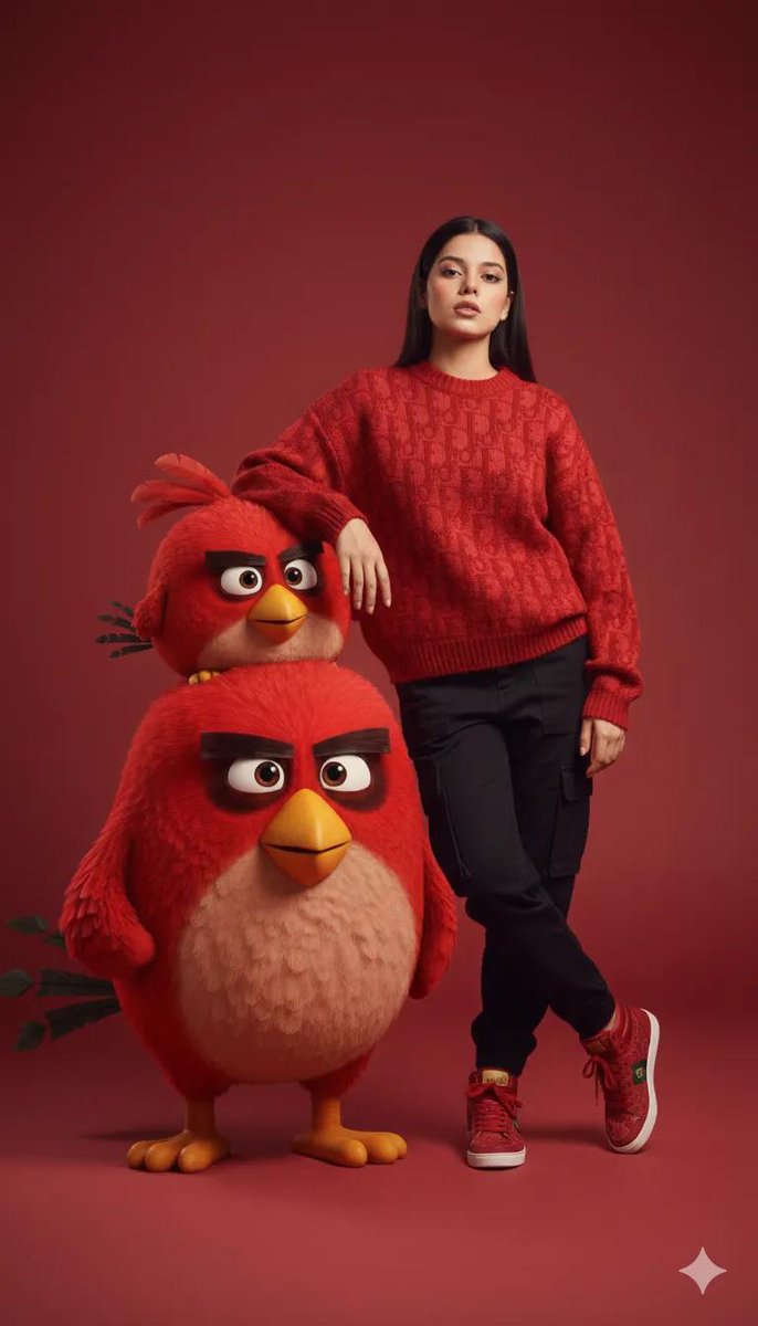 Fashion Editorial with 3D Cartoon Characters — example 1