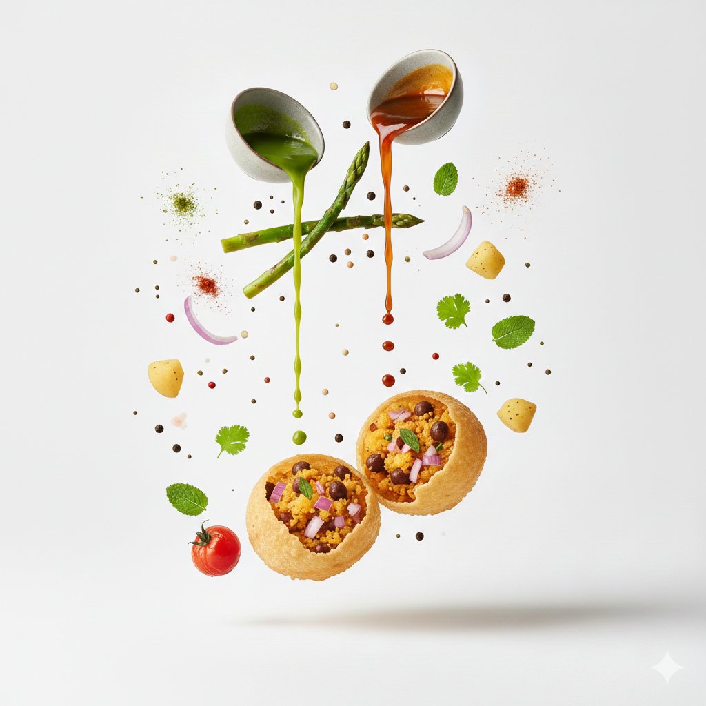 Macro Product Photography for Floating Food — example 3