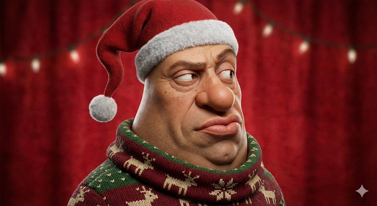 Stylized 3D Cartoon Portrait with Realistic Textures — example 2