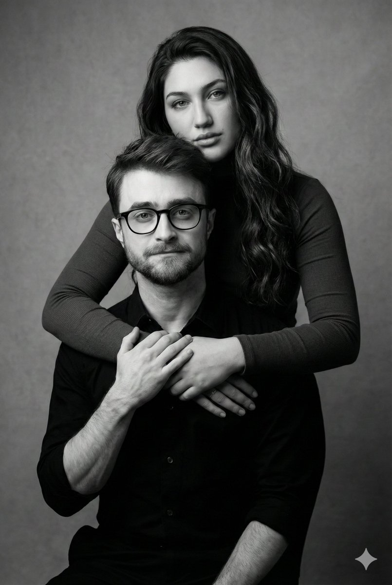 Monochrome Fine Art Couple Portrait — example 2