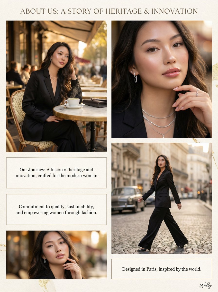 Luxury Brand About Page Storytelling Layout — example 2