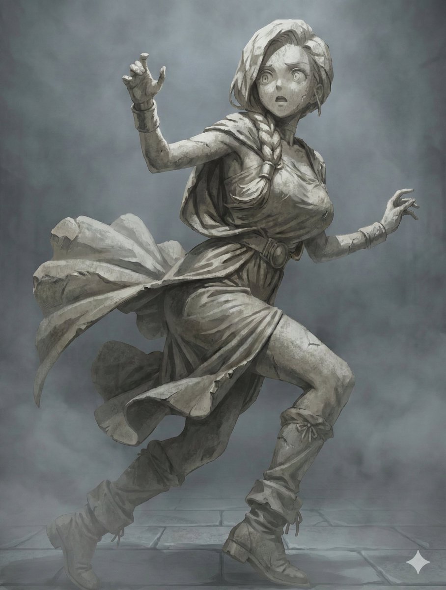 NanoBanana Petrification Expression Prompts — example 1