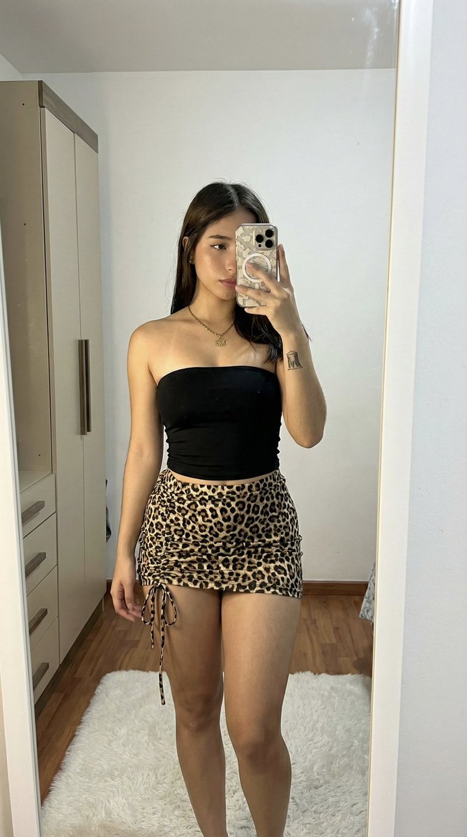 Raw High-Contrast Mirror Selfie (iPhone Ultra-Wide) — example 1
