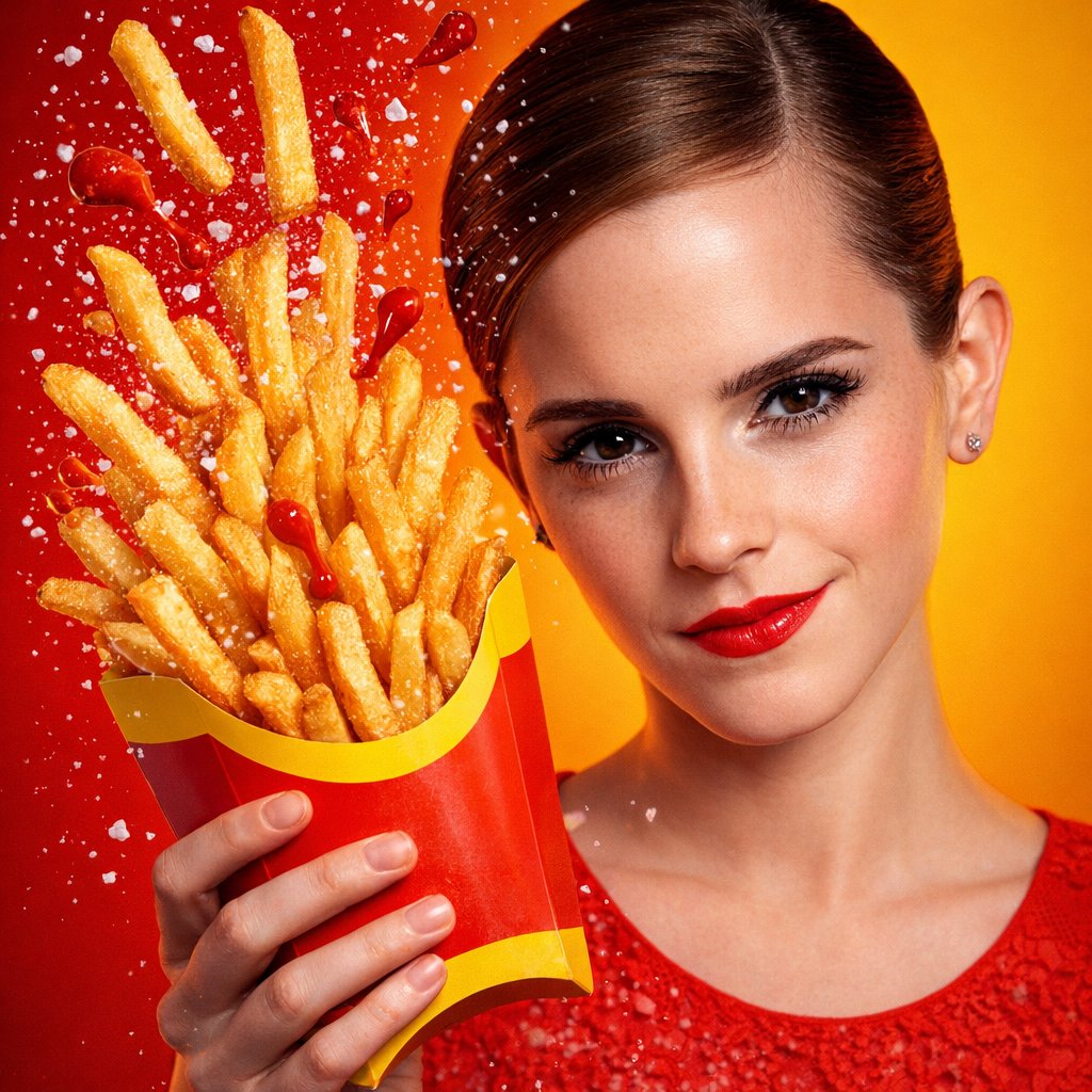 Hyper-Realistic Fast Food Ad Visual — example 1