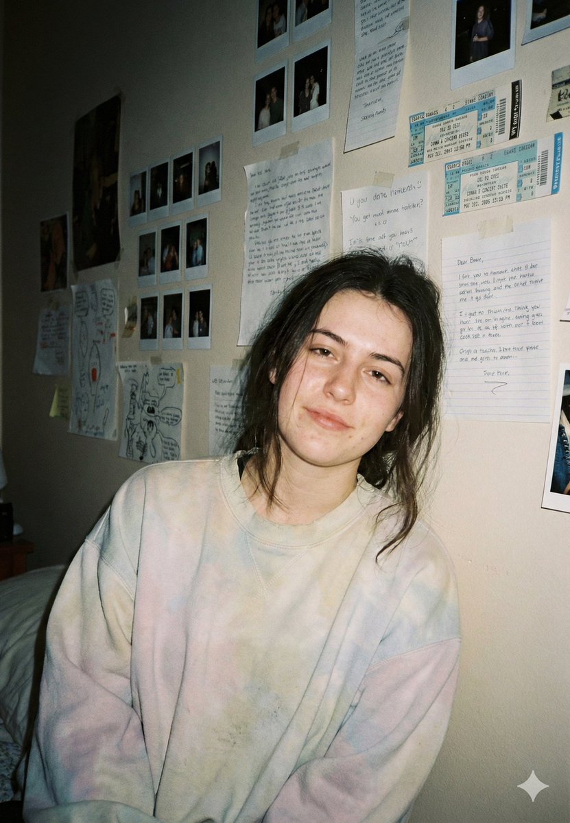 Nostalgic Film Point-and-Shoot Portrait — example 1