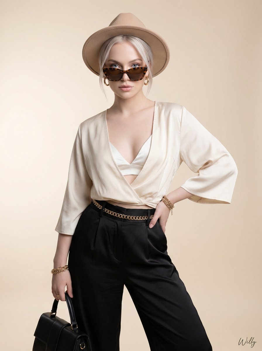 Scandinavian Beauty Luxury Fashion Portrait — example 1