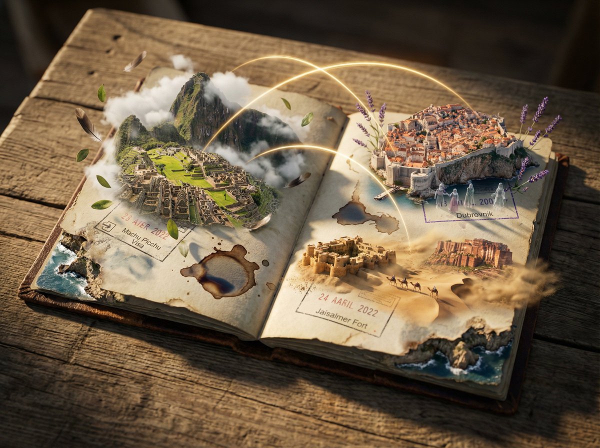 Epic 3D Passport Odyssey Scene — example 4