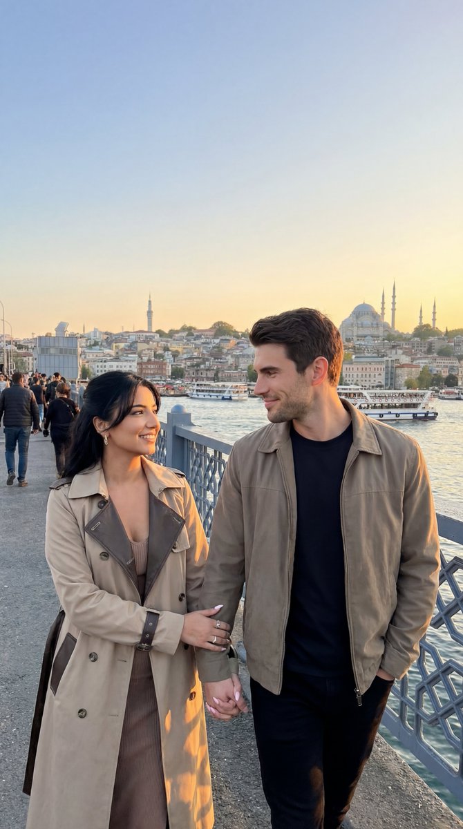 Photoreal Istanbul Romance with Identity Lock — example 1
