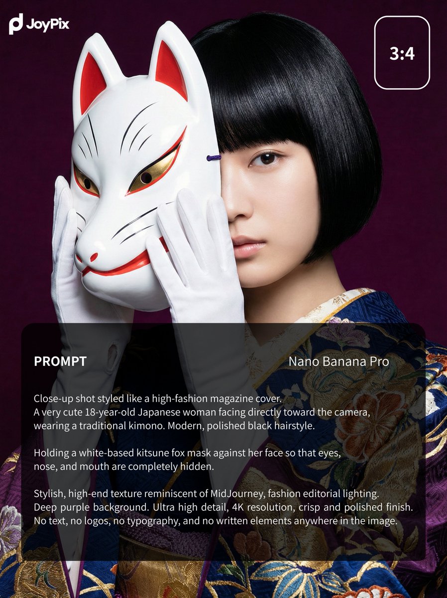 Japanese Style White Fox Goddess for JoyPix Brand — example 1
