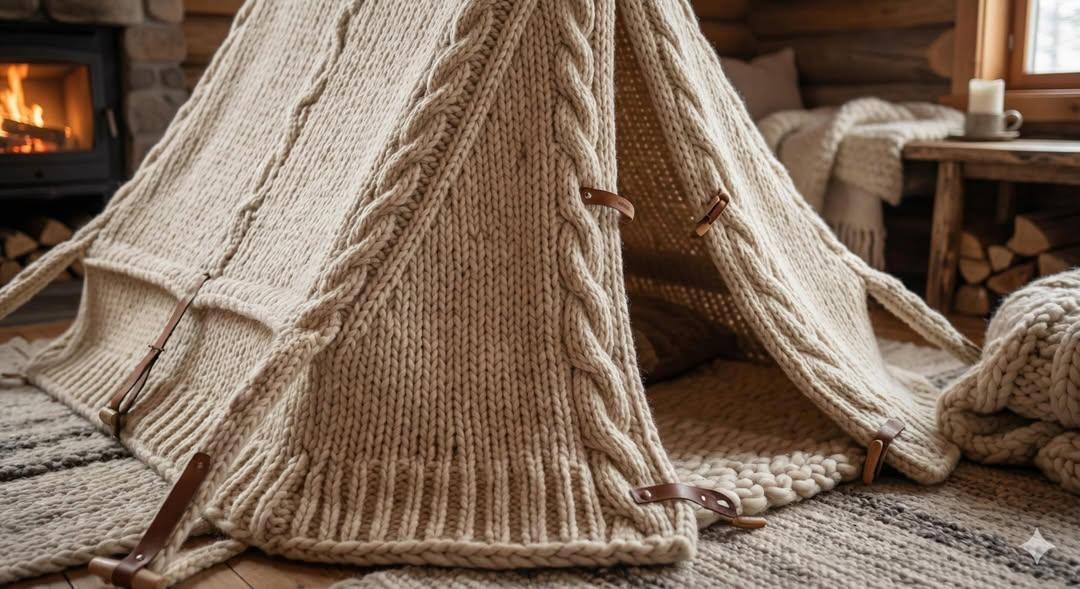 Knitted Yarn Object Generation Prompt — example 4