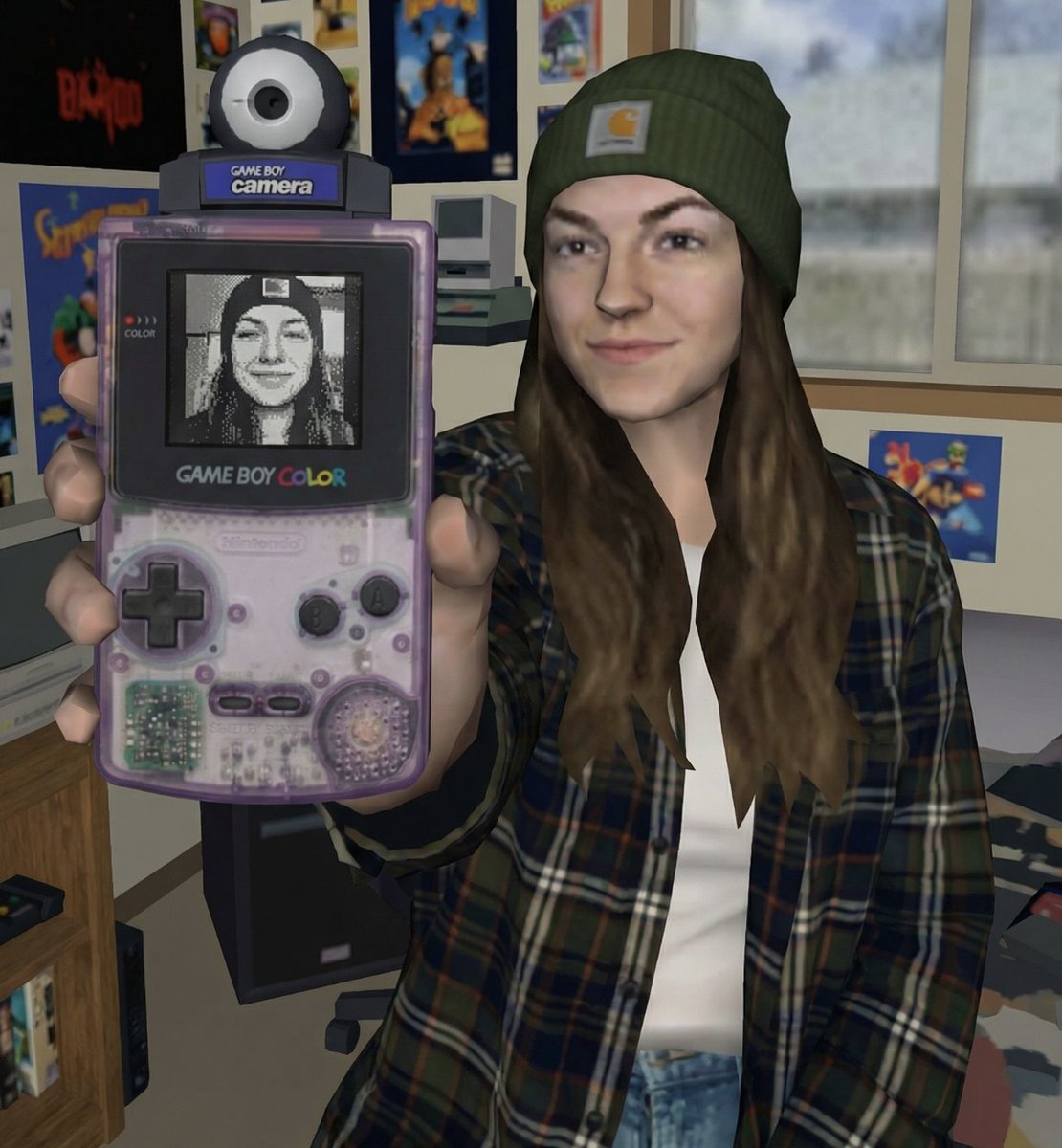 Early 2000s Video Game Render Style Transfer — example 1