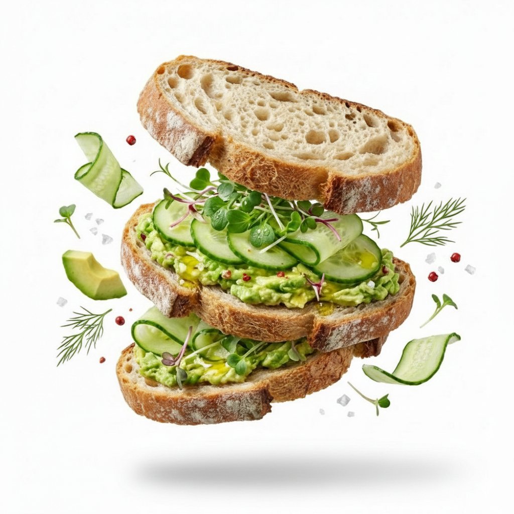 Minimalist Exploded View Commercial Food Photography — example 2