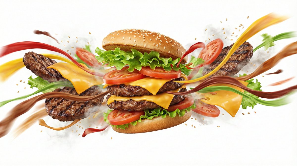 Dynamic Food Advertisement with Flavor Wave — example 4