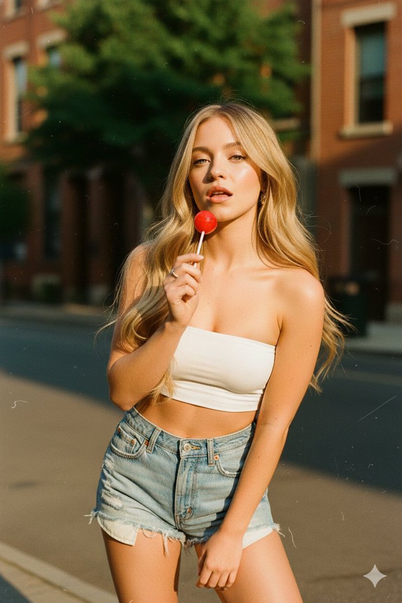 Sydney Sweeney Vintage Film Portrait Prompt