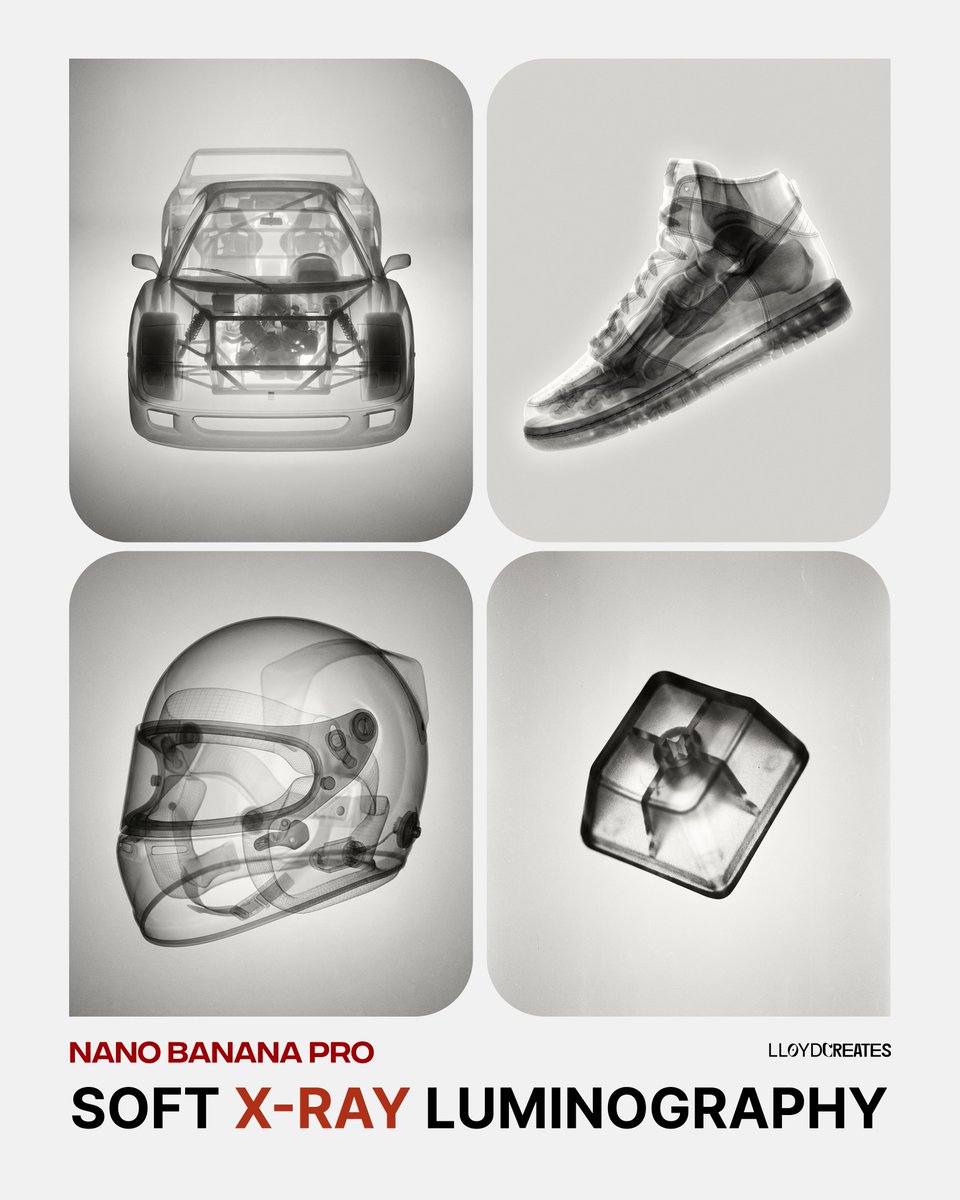 Soft X-Ray Luminography Style Template — example 1