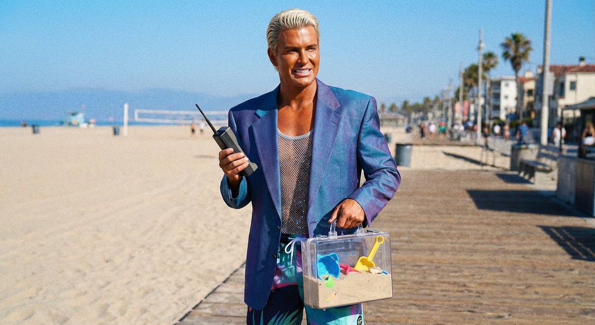 Patrick Bateman Meets Sparkle Beach Ken Prompt — example 1