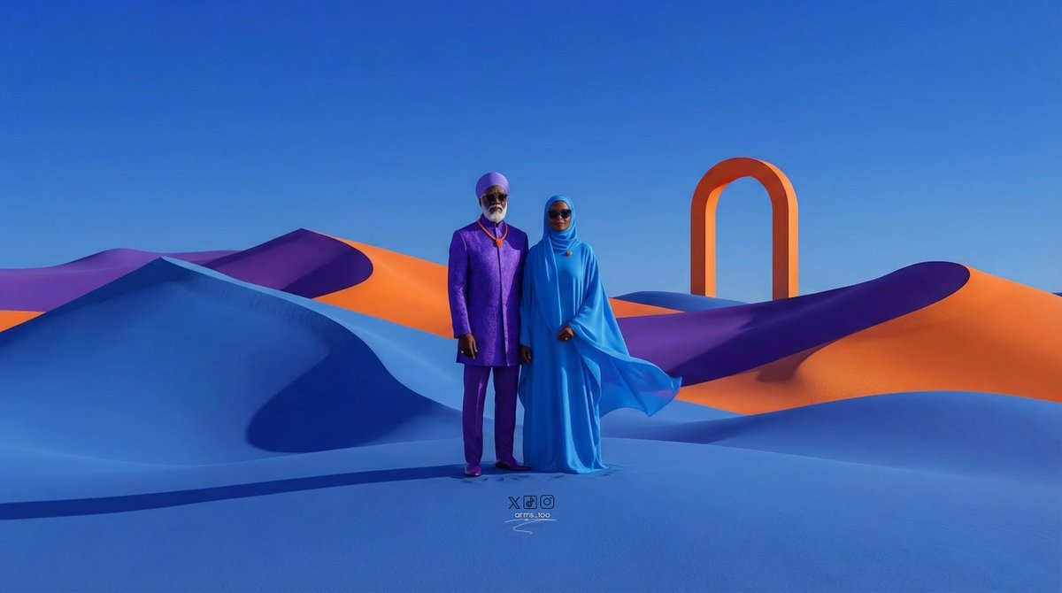 Afrofuturist Fine Art Fashion Prompt — example 1