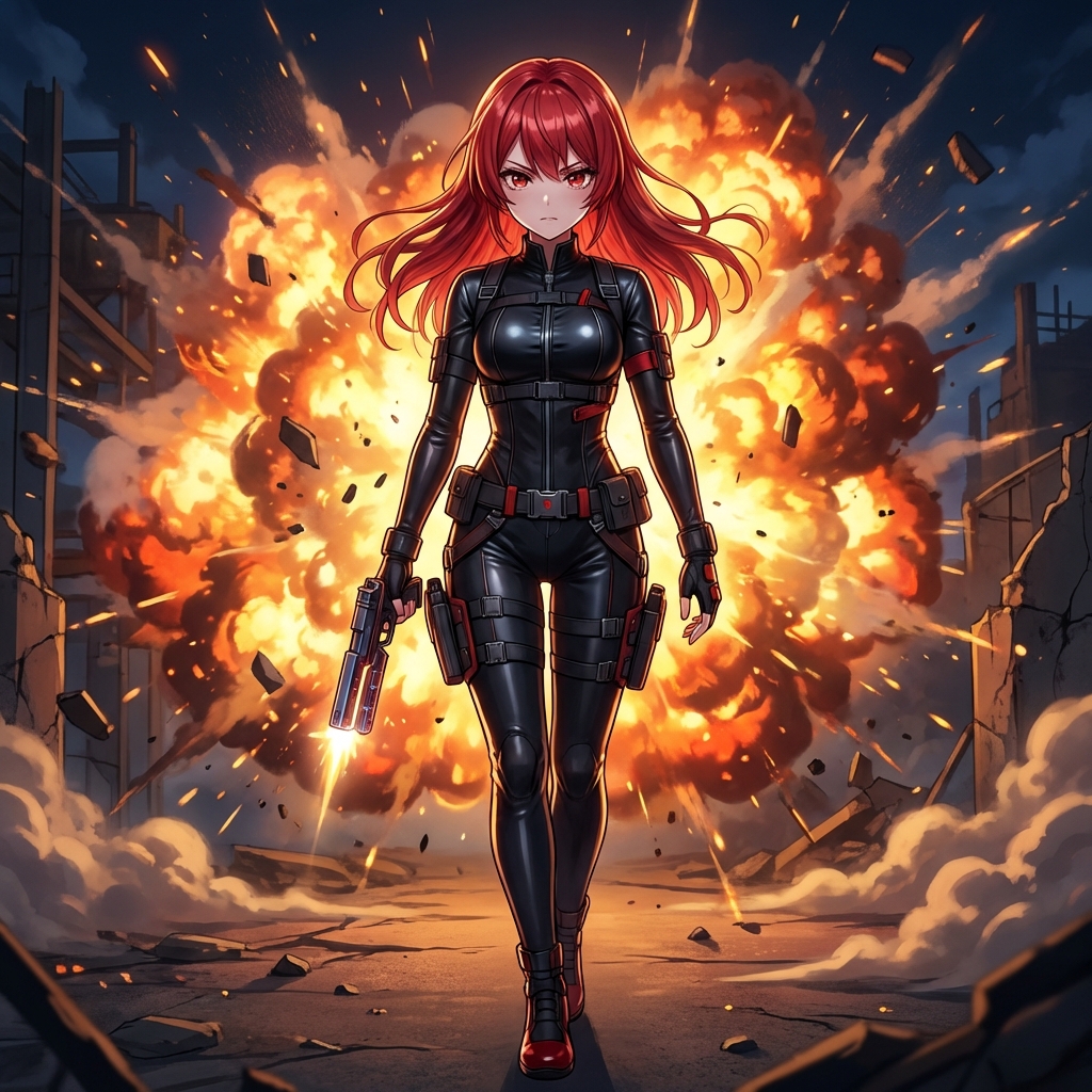 AI Action Movie Poster Prompt — example 1