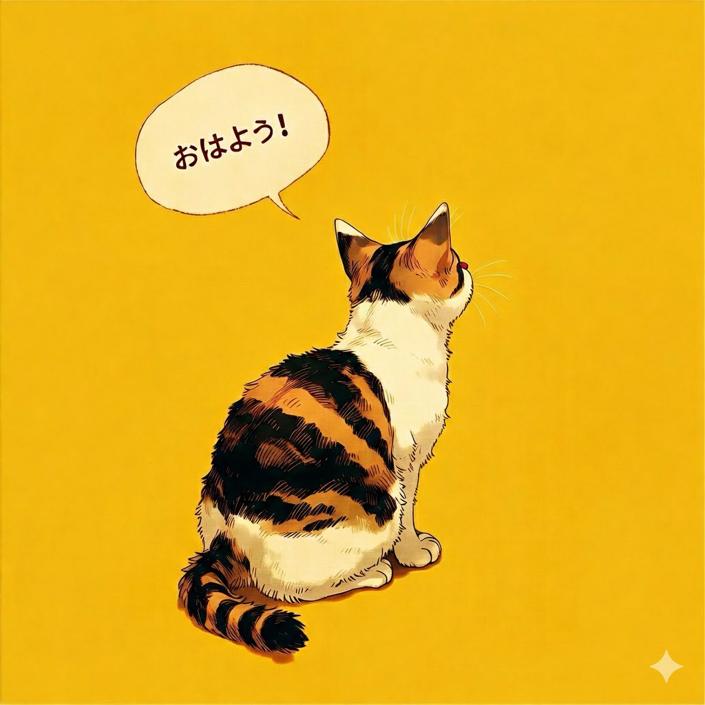 Japanese Text Generation Comparison (Oha-you) — example 1