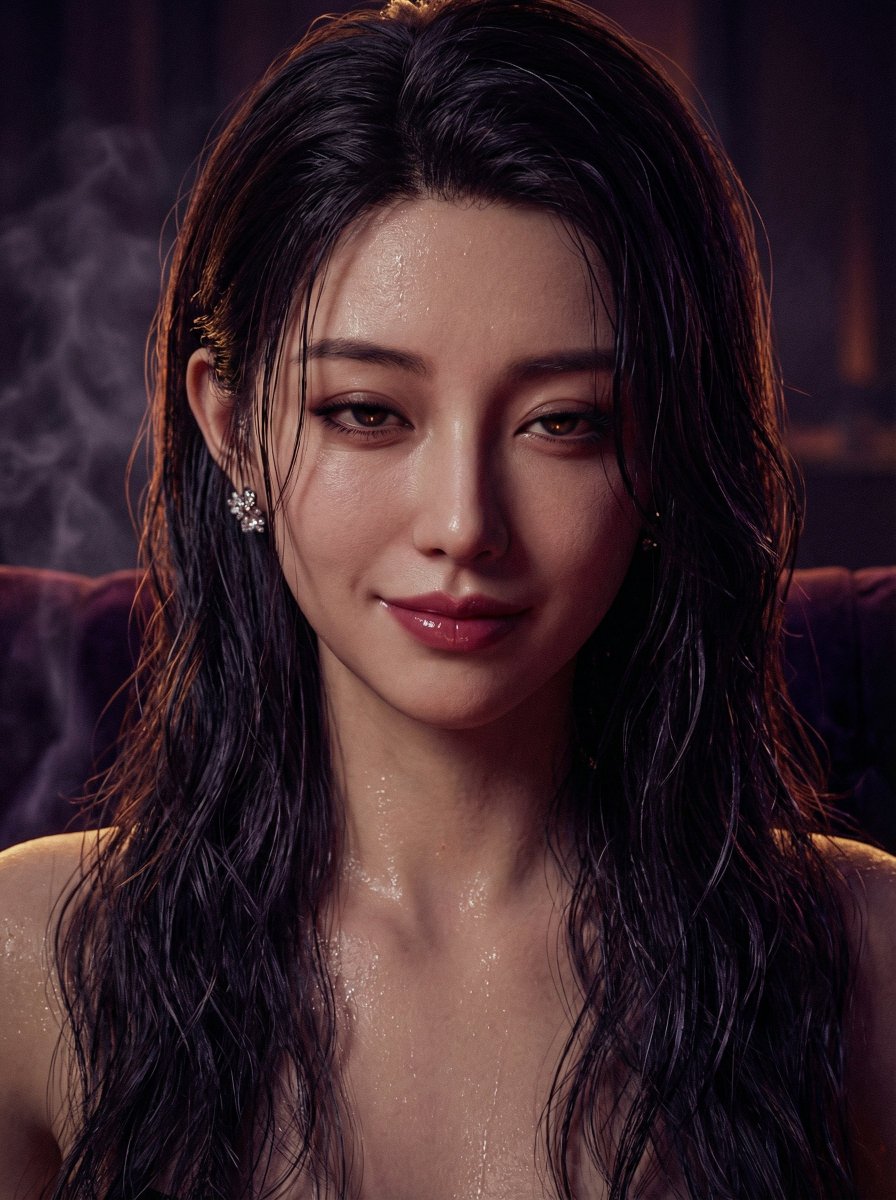 JSON Prompt for Sultry Dual-View Cinematic Portrait — example 2